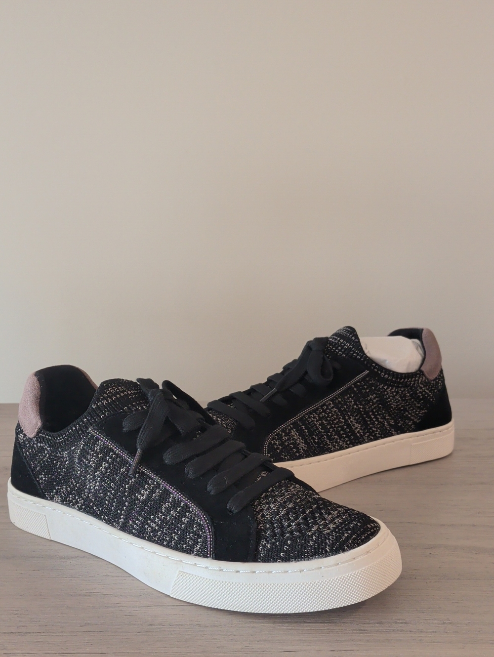 Steve Madden New 7.5 Knit/Suede Sneakers